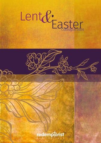 redemptorist publications|Lent & Easter .